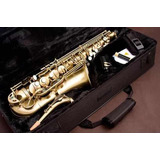Saxofone Alto Eb Eagle Sa500-vg Envelhecido