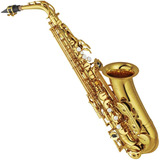 Saxofone Alto Sax Yamaha Yas62 Eb Laqueado Dourado Com Case