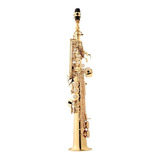 Saxofone Eagle Sp502 Soprano Afinação Bb Laqueado