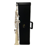 Saxofone Soprano Eagle Laqueado Niquelado 1