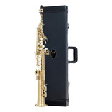 Saxofone Soprano Eagle Sp502l Sib Laqueado