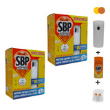 Sbp Multi Inseticida 2 Aparelho Automático + 2 Refis 250 Ml