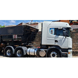 Scania Highline 480r 6x4 C/ Carreta Bi Caçamba Cod 296