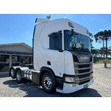 Scania R 450 Tração 6x2 Branco 2020/20 Caminhão Trucado 