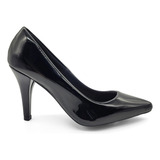 Scarpin Feminino Salto Alto Bico Fino