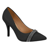 Scarpin Feminino Vizzano Salto Alto Bico