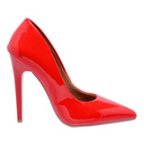 Scarpin Ptah! Confort Verniz Salto Alto 11cm 