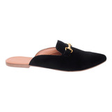 Scarpin Rasteiro Sapatilha Feminina Sapato Mule Salome Plus 