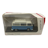 Schuco Volkswagen T2 Camper Azul 1:64