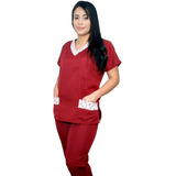 Scrub Conjunto Hospitalar Oxford Enfermagem Bordo