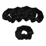 Scrunchie Elástico Para Cabelo Com Laço 6 Peças