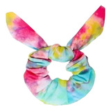Scrunchies Feminina Xuxinha De Cabelo Rabicó Laço Tie Dye