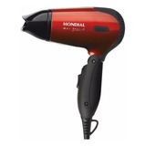 Secador De Cabelo Mondial Max Travel Sc-10 Vermelho 110/220v