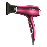 Secador De Cabelos Mondial Chrome Line Sc-36 Pink - 127v