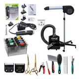 Secador Soprador Maquina De Tosa Materiais Petshop Kit Combo