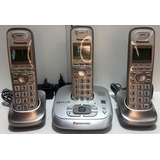 Secretária Eletrônica S/fio Panasonic 3 Telefones