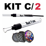 Seda De Vidro Reutilizável Blunt Smok Lavável + Dichavador 
