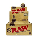 Seda Raw Classic King Size Slim Original Caixa 50 Unidades