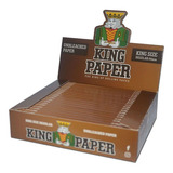 Seda Smoking Brown King Paper Caixa Com 20 Peças Model Caixa King Paper Brown King Size