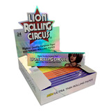 Seda Smoking Caixa Seda Lion Rolling Circus Prata King Size