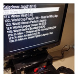 Sega Saturn Americano + Saroo Com 120 Jogos Bom Estado