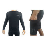 Segunda Pele Térmica, Compressão, Bermuda + Blusa