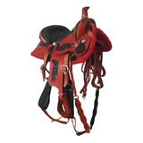 Sela Quarto De Milha Completa Luxo Com Peitoral Cavalo 
