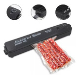 Seladora Vácuo Plástico Portátil Alimentos Bivolt + Brinde
