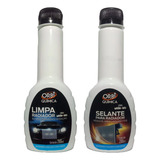 Selante Radiador Arrefecimento 200ml + Limpa Radiador 200ml