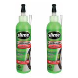 Selante Slime Uso Pneus Câmara 237ml Bike Moto 2 Unidades