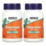 Selênio 100mcg Now Foods Selenium 100