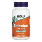 Selênio 200mg Now Foods Selenium 90