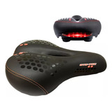 Selim Banco Gts Vazado Super Confortável C/ Sinalizador Bike