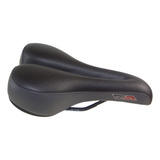 Selim Bike Bicicleta Mtb Velo Gel Preto Com Cinza (endzone)