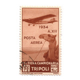 Selo 213 Tripolitânia 1934 Aéreo Feira