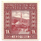 Selo 58 Bósnia Herzegovina 1910 Bazar De Saravejo Novo