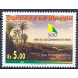 Selo Bolívia,500°aniv.descobr.brasil 2000,mint.ver Descrição
