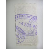 Selo Brasil - Fiscal - 2000 Rs - 1890 - Império Do Brazil