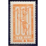 Selo Brasil,15° Aniv. Carta Oea 1963 ,mint.ver Descrição.