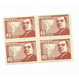 Selo Brasil,person/quadra Visita Presidente Chile 1947,mint.