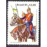 Selo Brasil,polícia Militar Sp/polícia Montada 81 Mint.descr