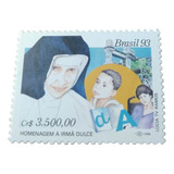 Selo Brasil,religião/irmã Dulce 1993,mint.ver Descrição.