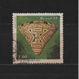 Selo Brasil,selo Arte,cultura/ 81 Museu Paraense,usado.