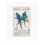 Selo Brasil,upaep/fauna Em Extinção,araras Azuis1993,mint.