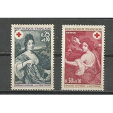 Selo França,série Cruz Vermelha 1968,yvert 1580,81,novo.
