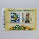 Selo Futebol Bloco Fifa Copa Das Confederações Brasil 2013