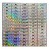 Selo Lacre Holográfico Void Destrutivel Numerado 1x3cm 500un