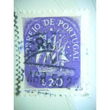 Selo Portugal - 20 Cent - Regular - Caravela - 1943