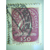 Selo Portugal - 50 Cent - Regular - Caravela - 1943