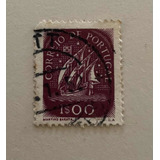 Selo Portugal Caravela De 1943 - 1 Escudo